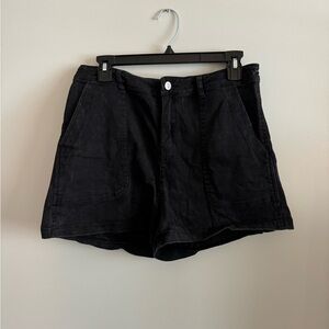 Entro Black Jean Shorts - Size L